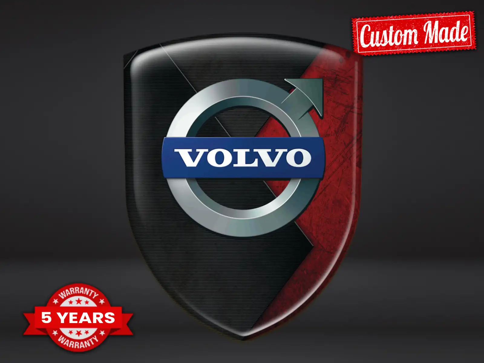 Volvo Emblemas Silicona Auto Profesional Personalizable